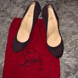 *RED BOTTOM SHOES, WORN, STILL IN GOOD CONDITION